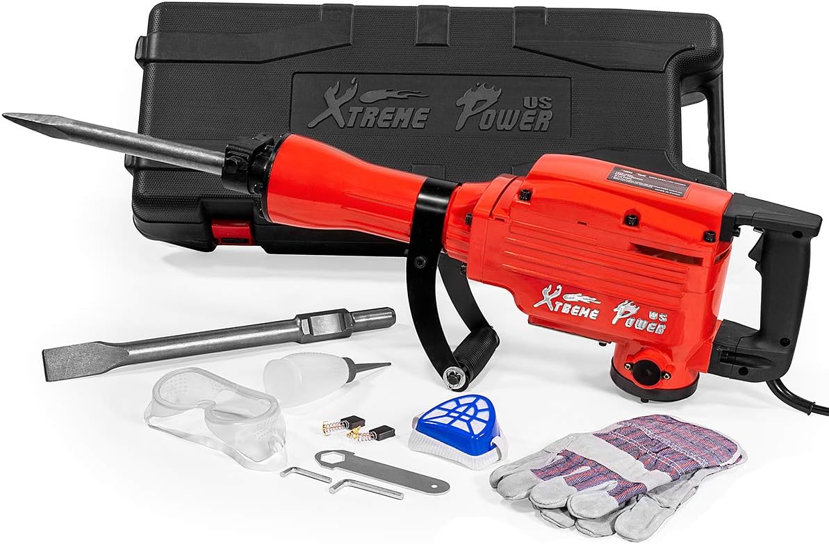 XtremepowerUS 2200W Electric Jack Hammer for Demolition Work