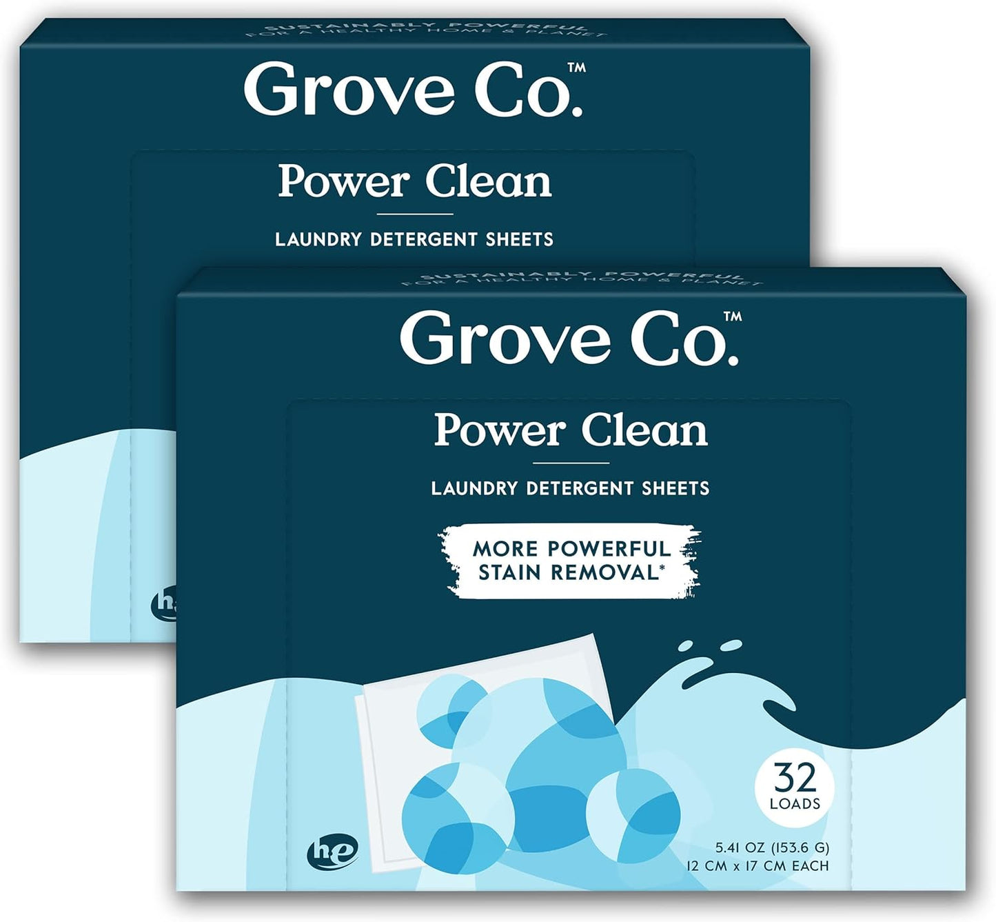 Stain-Free Cleaning: Grove Co. Laundry Sheets (2 Pack)
