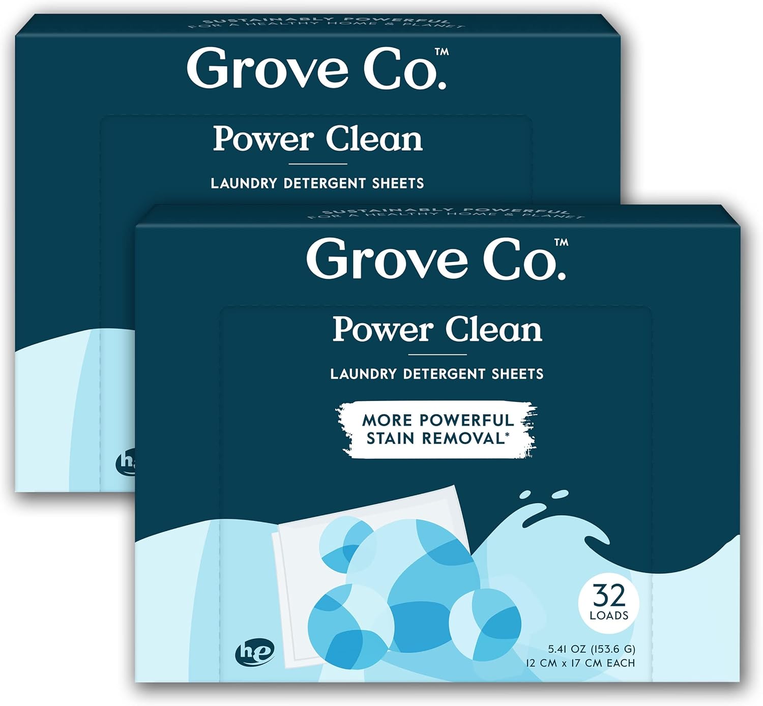 Stain-Free Cleaning: Grove Co. Laundry Sheets (2 Pack)