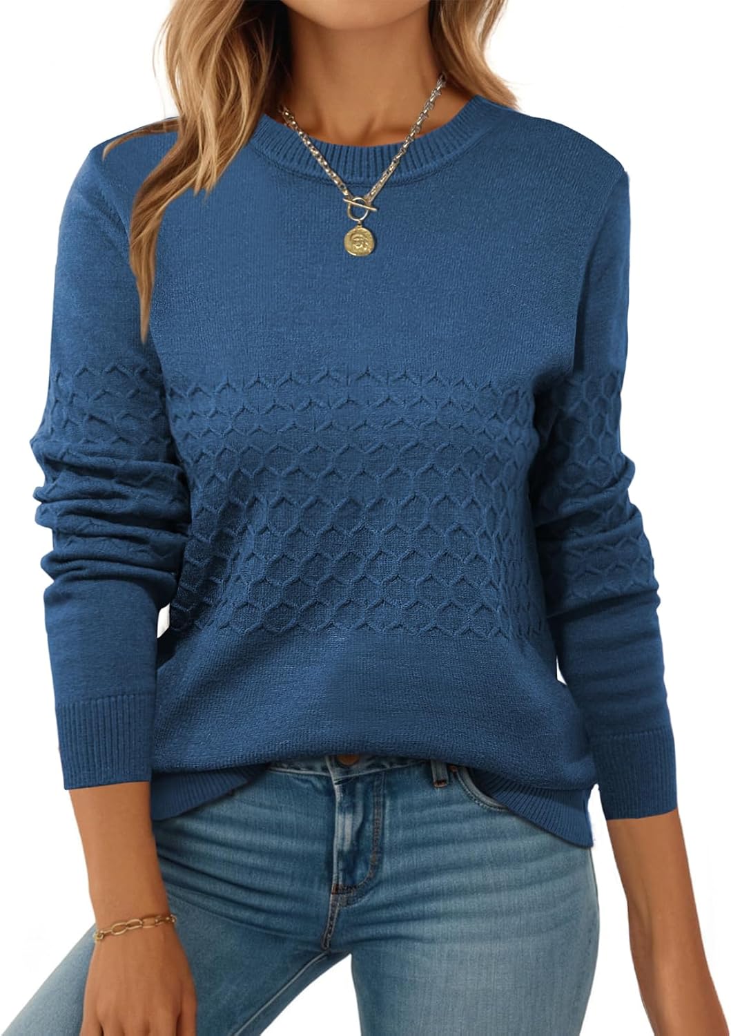 Zeagoo Womens Sweaters Long Sleeve Tops for Fall Fashion 2025