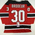 Autographed Martin Brodeur New Jersey Hockey Jersey - HOFSM