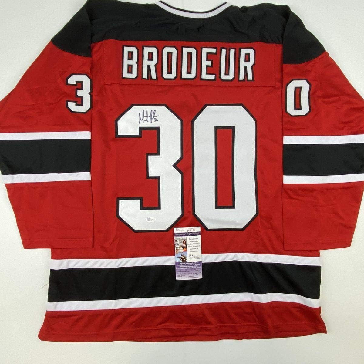Autographed Martin Brodeur New Jersey Hockey Jersey - HOFSM