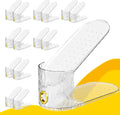 15 Pack Shoe Slots Organizer - Adjustable Double Layer Space Saver