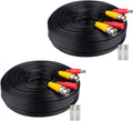 BNC Cable 2x200ft All-in-One Siamese Video and Power Cable - 5MP CCTV