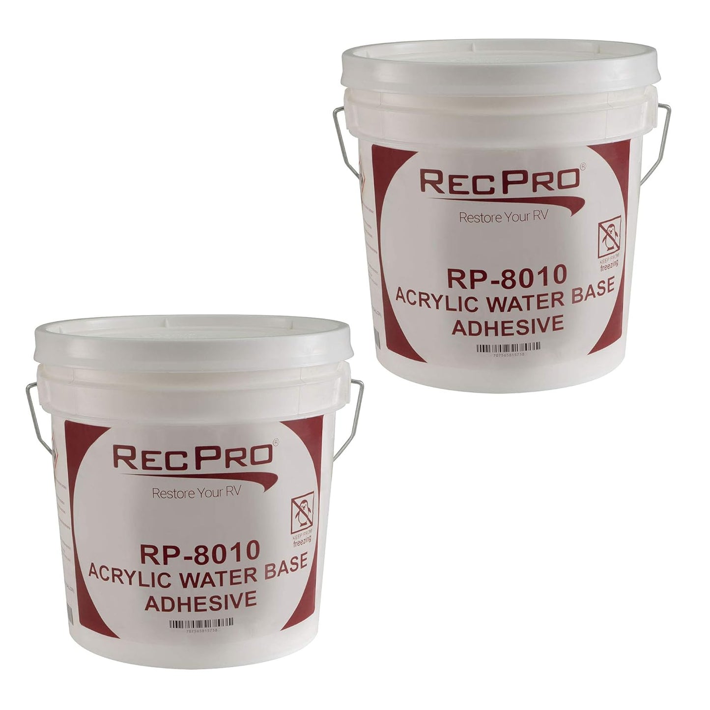 RecPro RV Rubber Roof Adhesive 8010 - Water-Based Glue for RVs