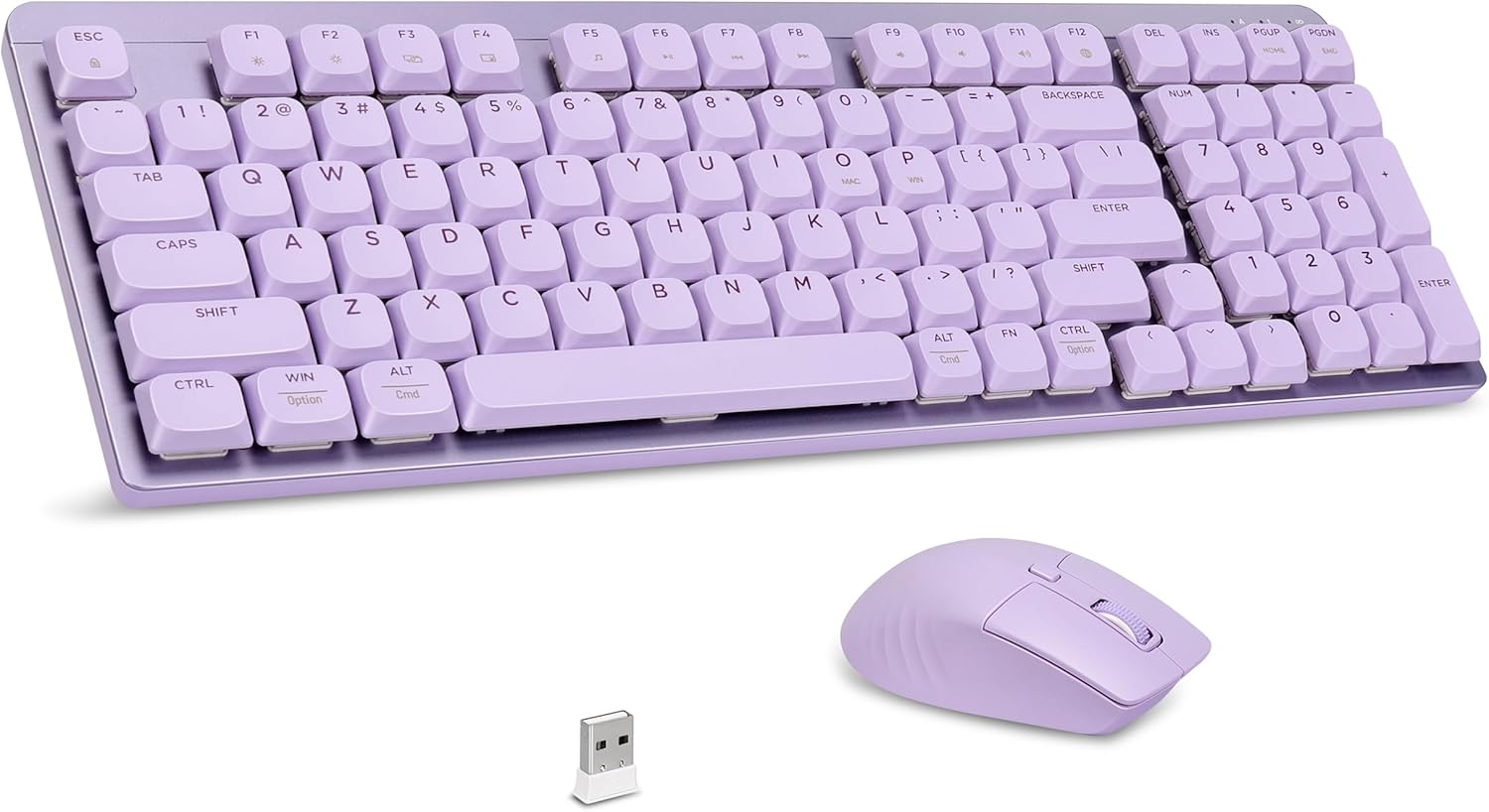 Wireless Low-Profile Mechanical Keyboard & Mouse Set