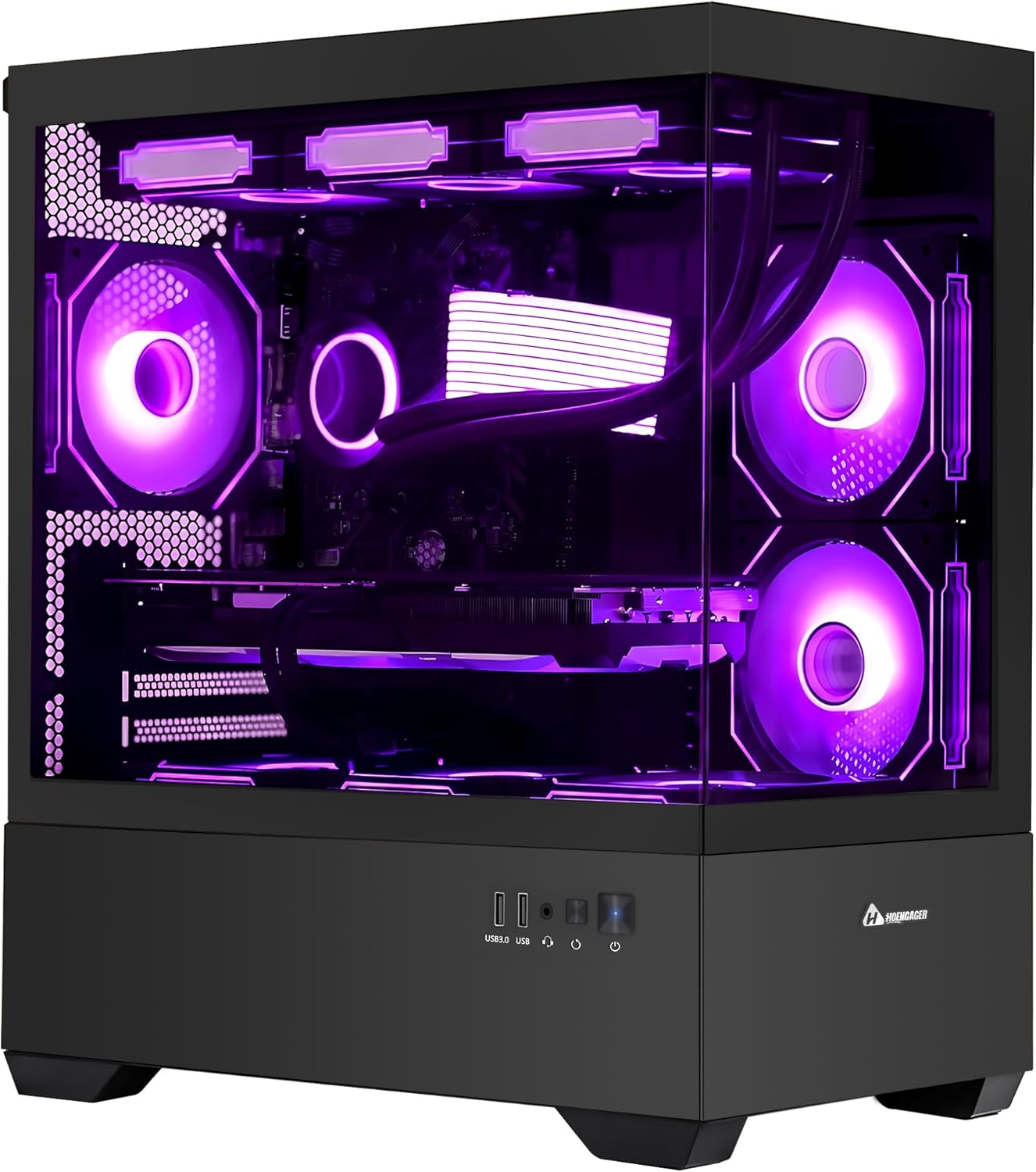 Superview Gaming PC with AMD Ryzen 7 5700X and Radeon RX 9060 XT