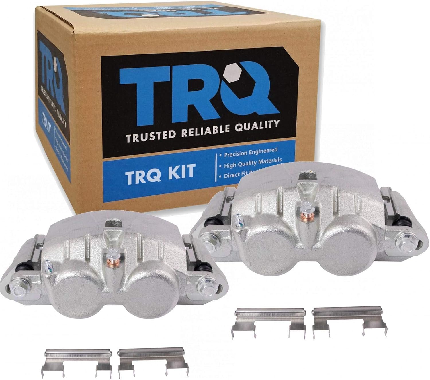 TRQ Rear Brake Caliper Set for Chevrolet Silverado 3500 Models