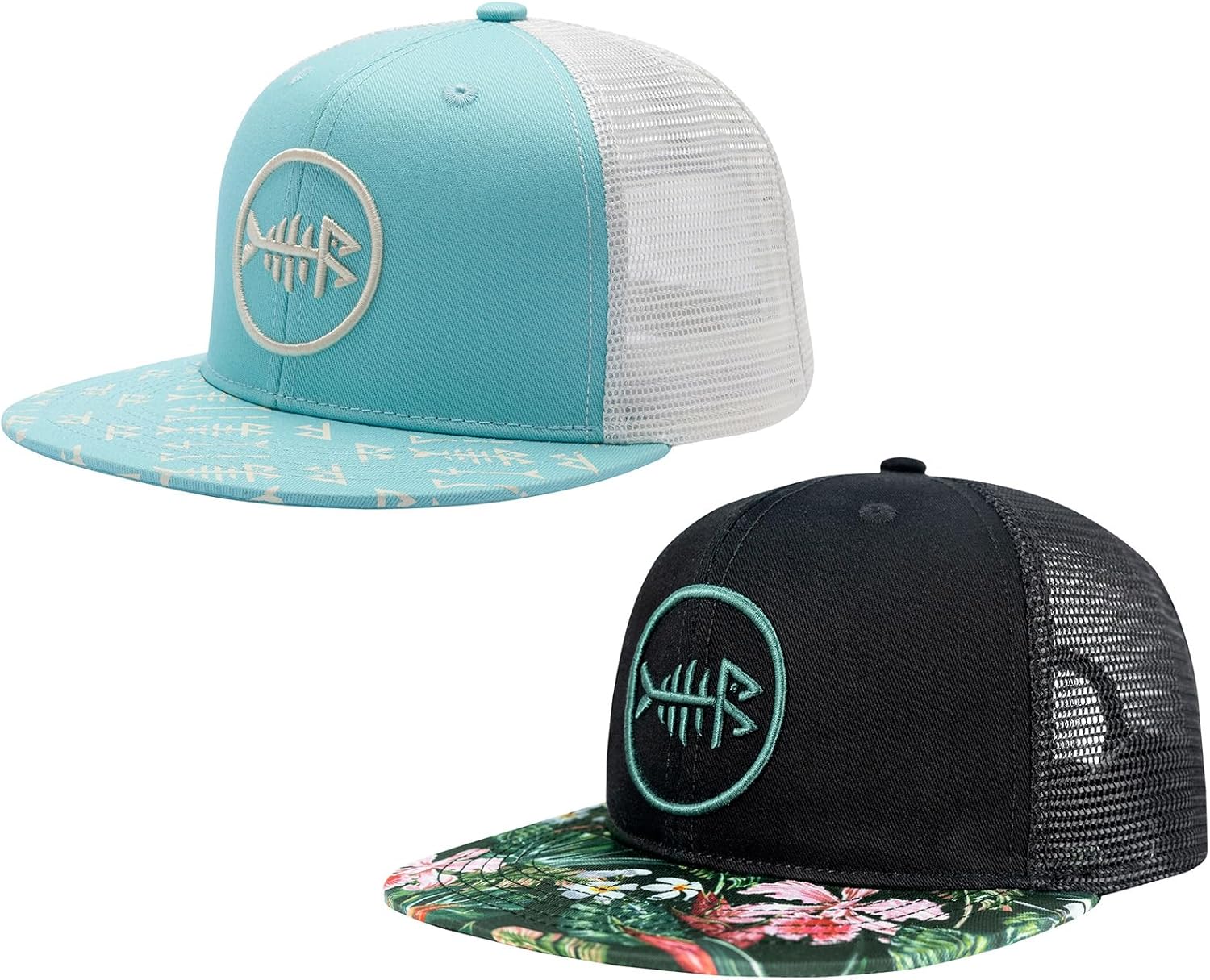 BASSDASH Flat Brim Trucker Cap Adjustable Snapback Hat Review