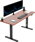VIVO 60-inch Electric Height Adjustable Stand Up Desk - Smooth Lift