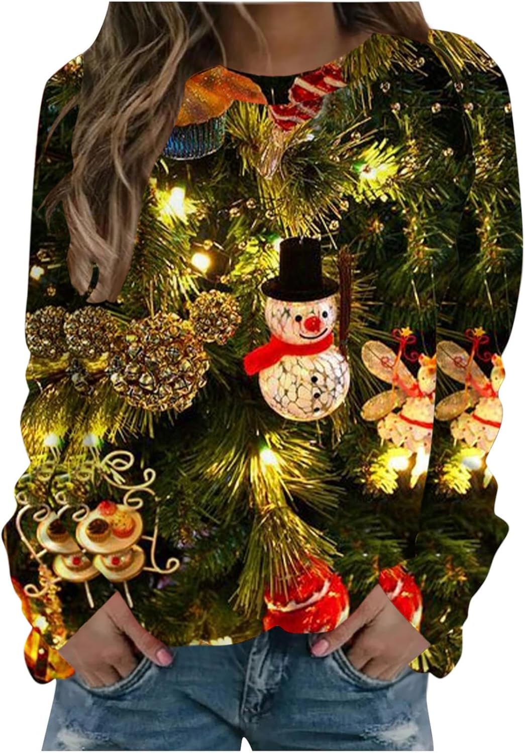 Fartey 2024 Funny Ugly Xmas Sweater - Festive & Fun!