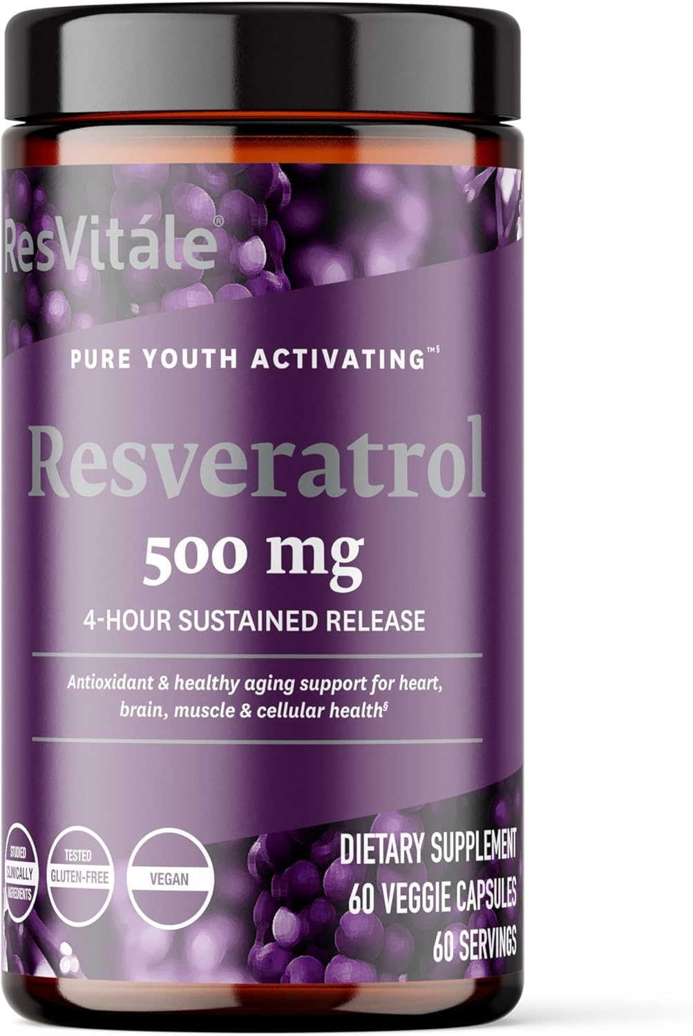 Resveratrol Supplement for Healthy Aging and Vitality Boost