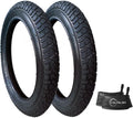 18 in Kids Bike Tires and Tubes Set - Durable Replacement for MTB/BMX