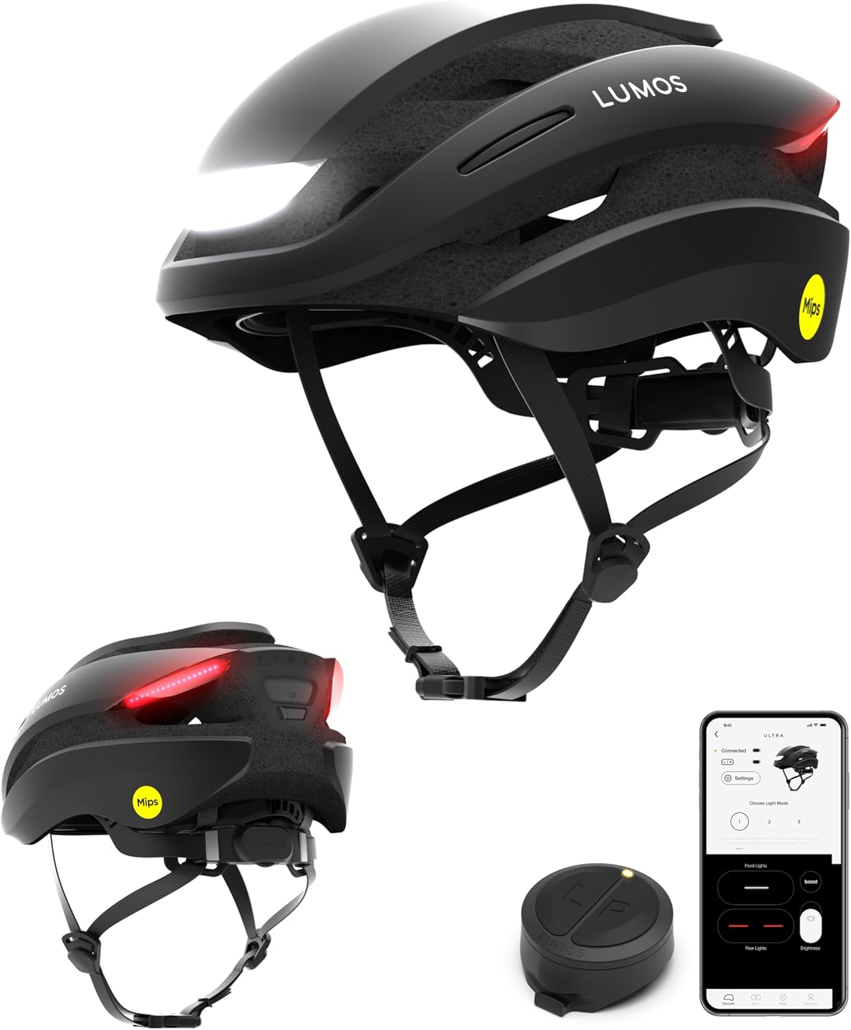Lumos Ultra Smart Bike Helmet with LED Lights and Turn Signals