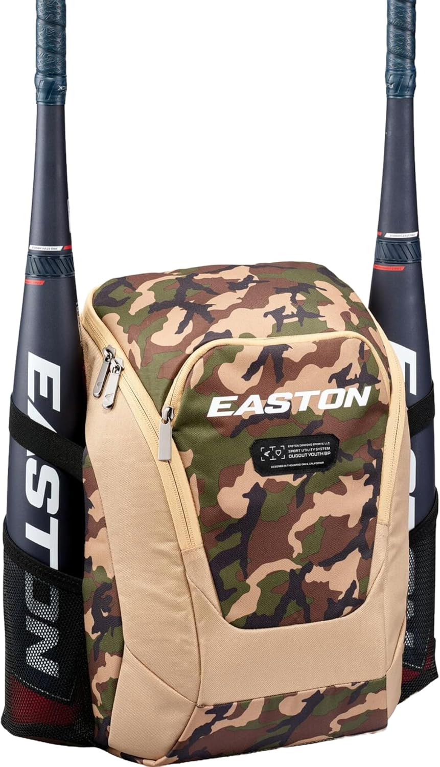 Easton Dugout Youth Backpack Equipment Bag for Baseball & Softball
