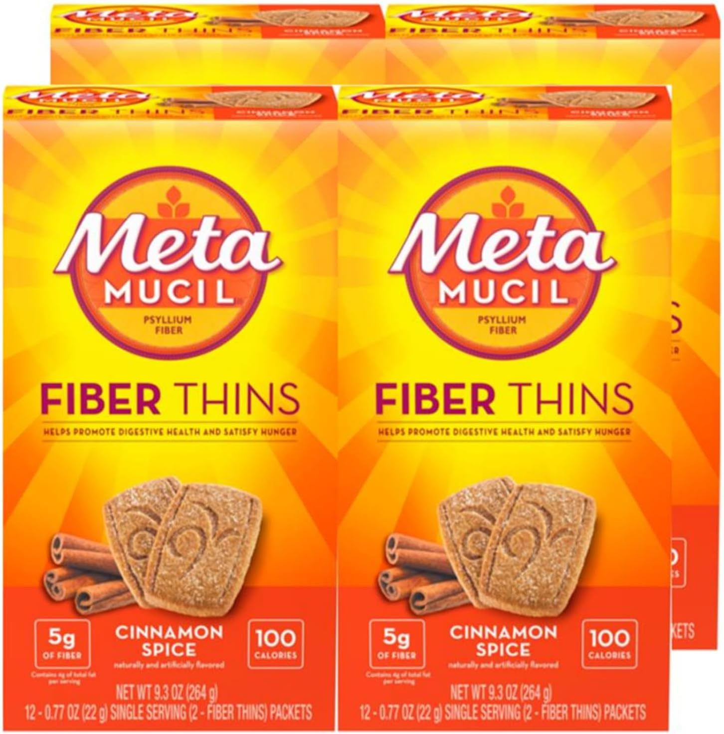 Metamucil Fiber Thins: Delicious Daily Fiber Supplement Snack