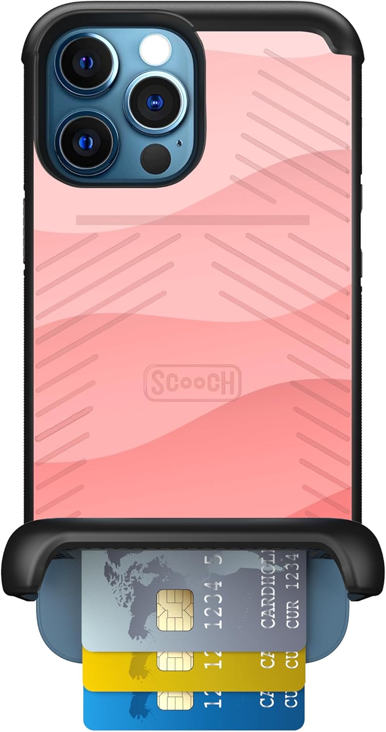 Scooch iPhone 12 Pro Max Case with Hidden Card Holder and Grip