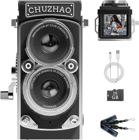 CHUZHAO Vintage Mini Digital Camera by Fanten - Retro Style