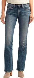 Suki Mid Rise Curvy Fit Slim Bootcut Jeans - Flattering (Style CTQP)