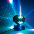 LED Moving Head DJ Light Rotating Beam Stage Light - Dual Head Effect