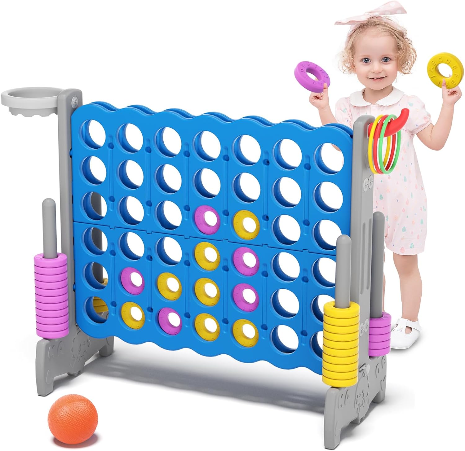 Jumbo 4-to-Score Giant Game Set - Fun for All!