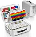 Fireproof Document Box with Lock - Fireproof Waterproof File Safe