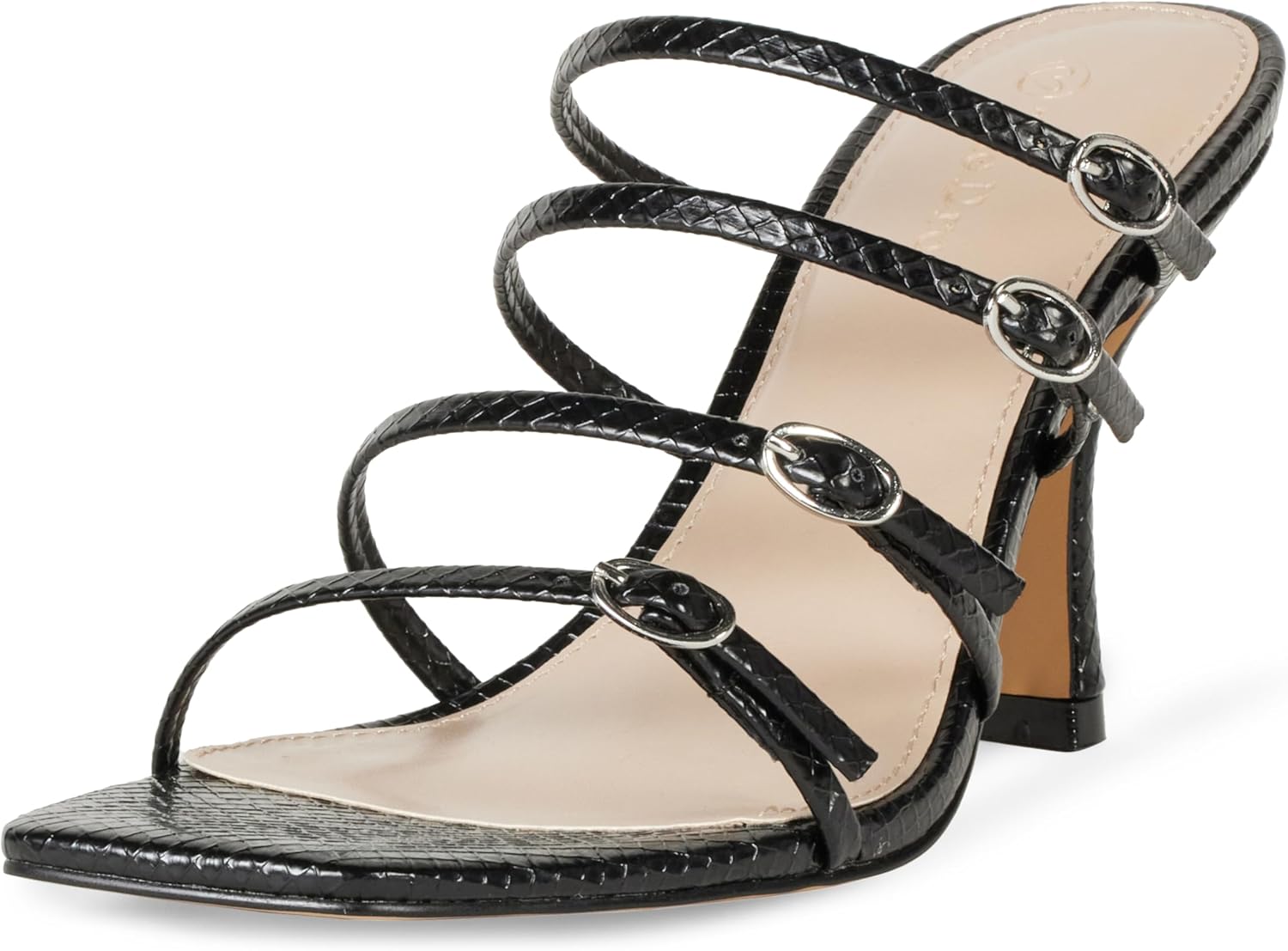 The Drop Women's Naomi Strappy Buckle Heeled Sandal Review