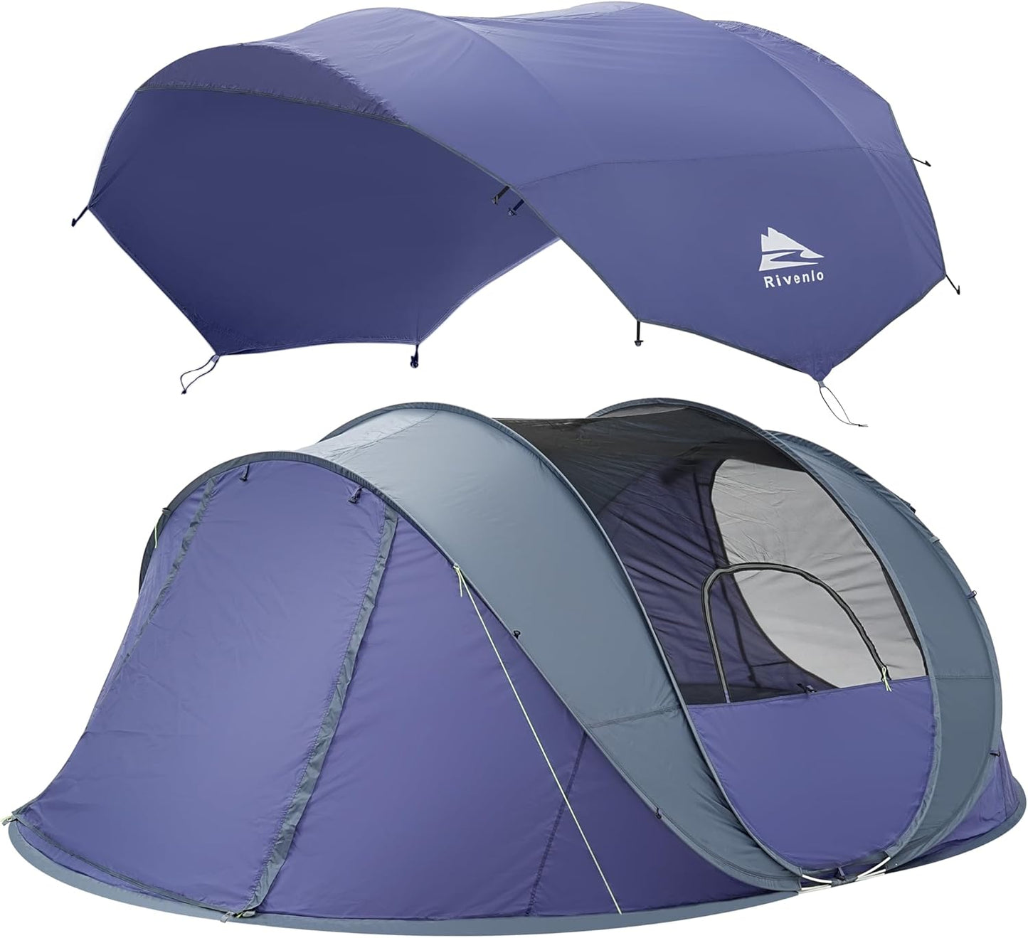 4/6 Person Easy Pop Up Tent for Camping, Waterproof & Spacious