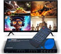 OREI Quad Multi HDMI Viewer 4 in 2 Out - Seamless 4K Switching