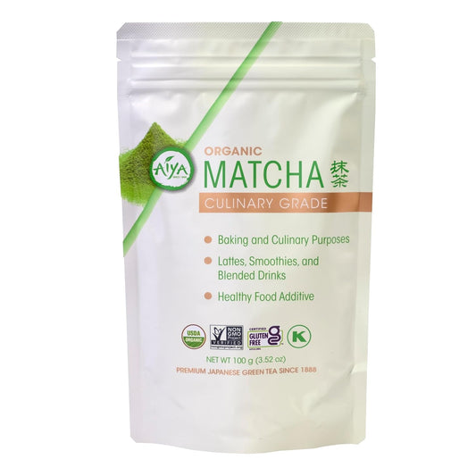 Aiya Certified USDA Organic Culinary Grade Matcha Green Tea Powder