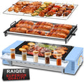 Electric Hot Dog Roller Machine for Home - 3-in-1 Indoor Grill
