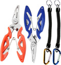 Small Fishing Pliers Multi-Function Scissors Braid Cutters - Compact