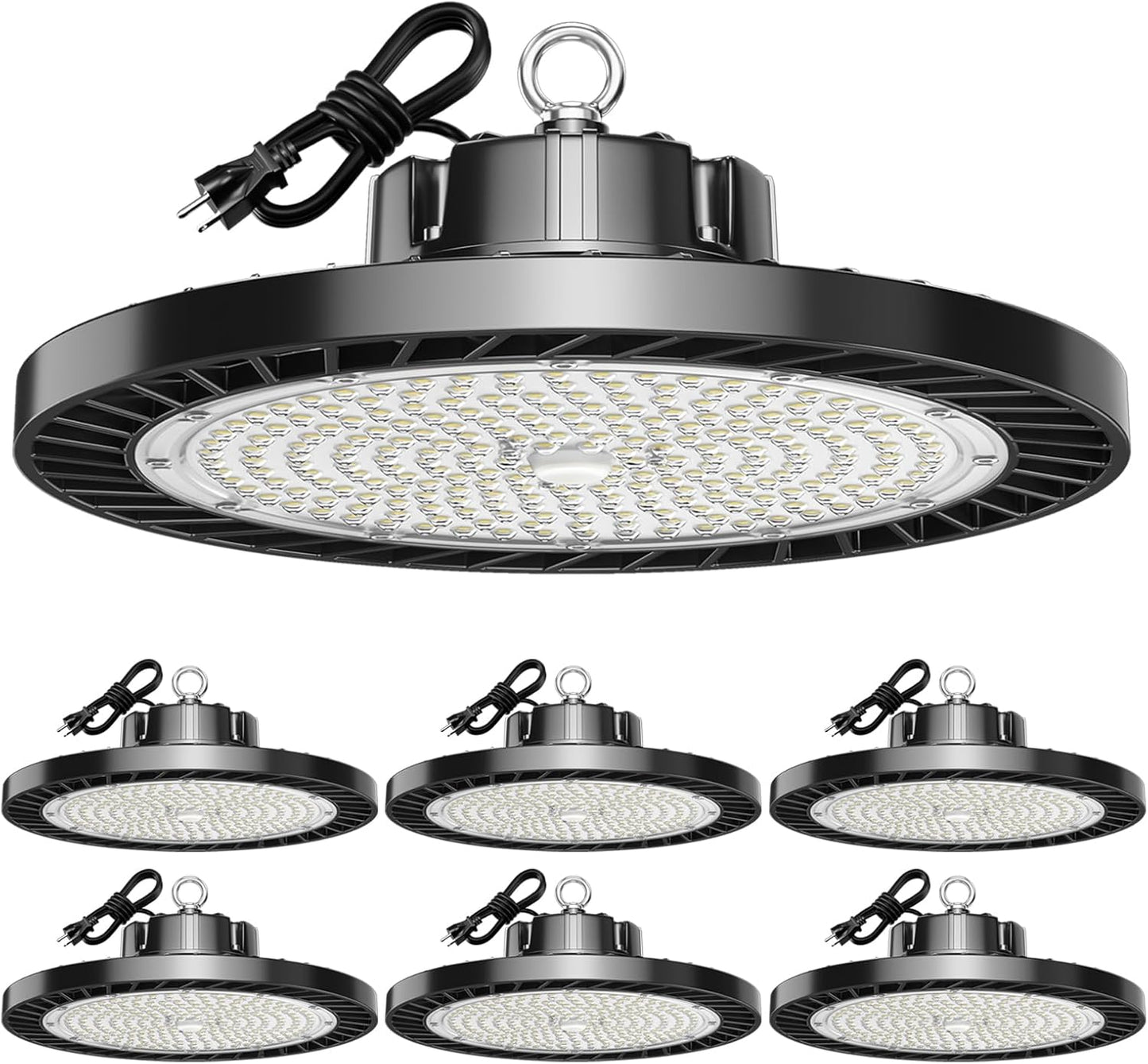 UFO LED High Bay Lights 5000K 200W 30000LM for Various Spaces