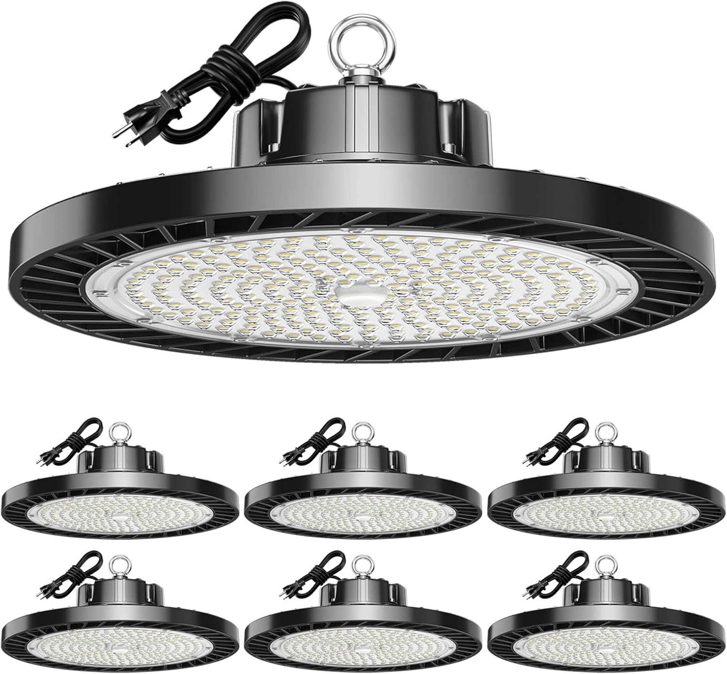 UFO LED High Bay Lights 5000K 200W 30000LM for Various Spaces