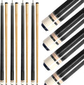 AKLOT Pool Cues Set of 4 58ft Cues - Balanced Weights for Players