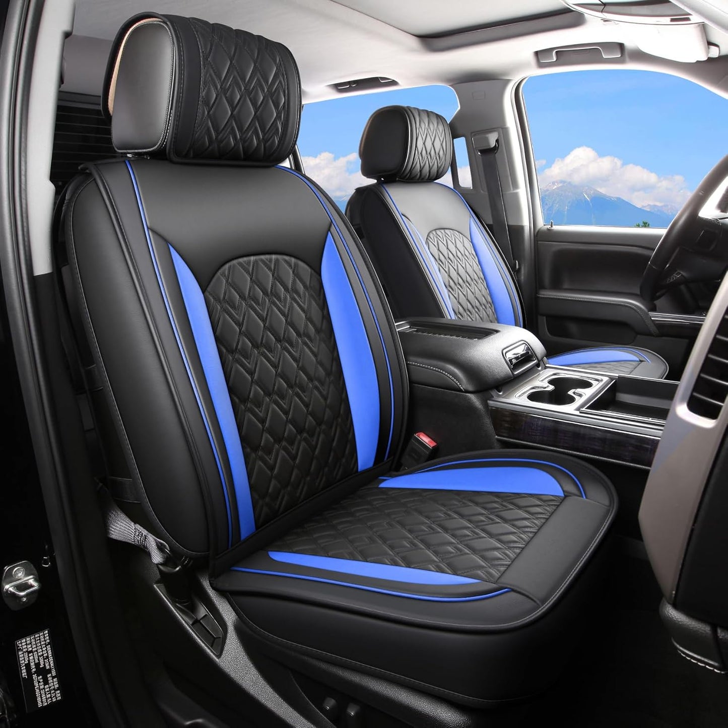 Custom Fit Leather Seat Covers for Chevy Silverado & GMC Sierra