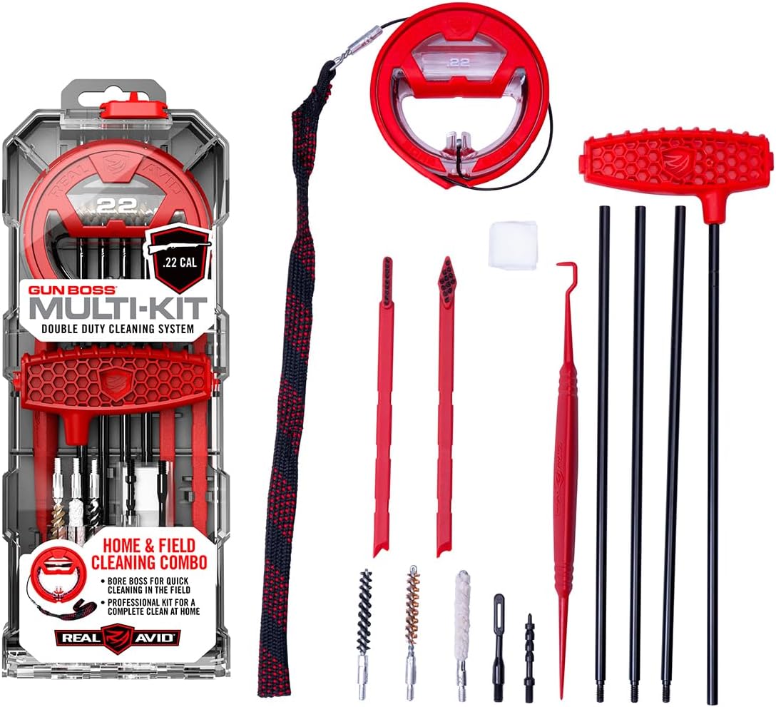 Complete Rifle Cleaning Kit for .22 Cal to 7mm Rifles