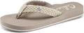 Cobian Womens Braided Bounce Flip Flop - Cushioned Arch Support