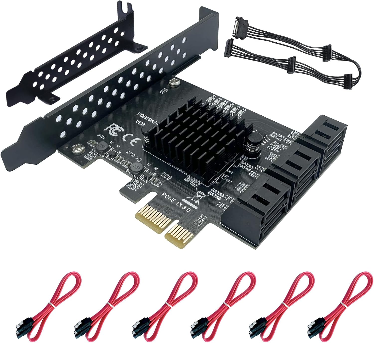 PCI-E 1X to SATA 3.0 Controller Card for High-Speed Storage
