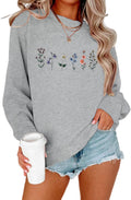 Vintage Floral Graphic Sweatshirt by Lytiarul