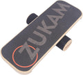 Balance Board Trainer Wooden Balancing Board with Workout Guide - Core