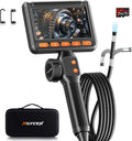 Two-Way Articulating Endoscope Camera with Light - Compact Inspection
