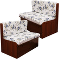 RV Dinette Cushion Slipcover Set of 2 - Stretch Floral Protection