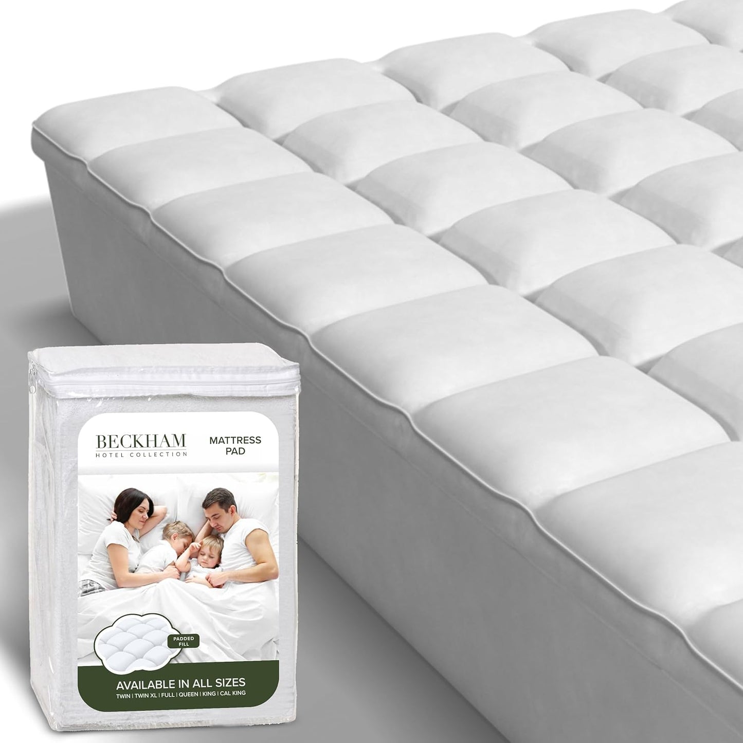 Beckham Hotel Collection Queen Size Mattress Pad for Comfort