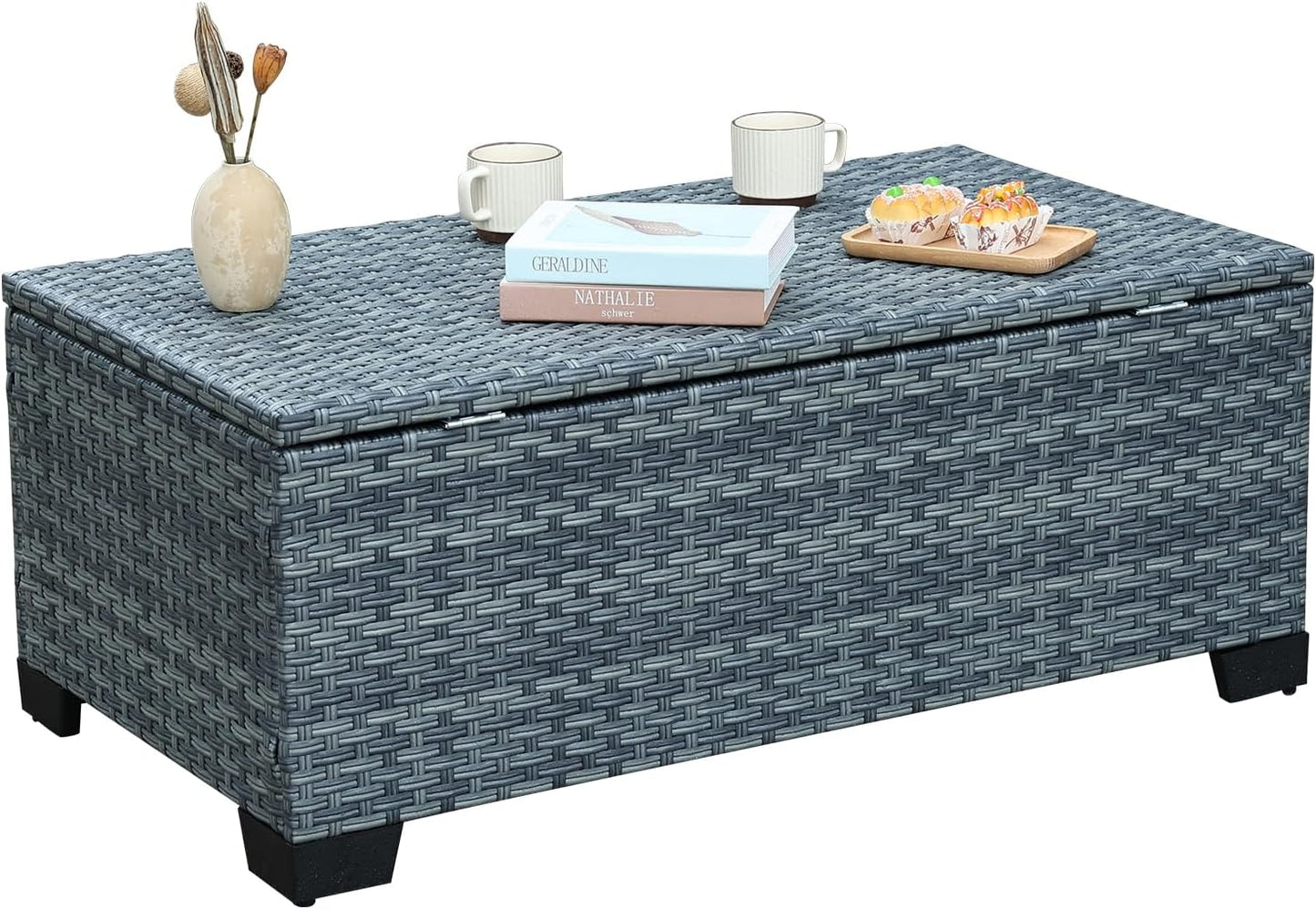 Durable Outdoor Storage Table for All-Weather Use and Style