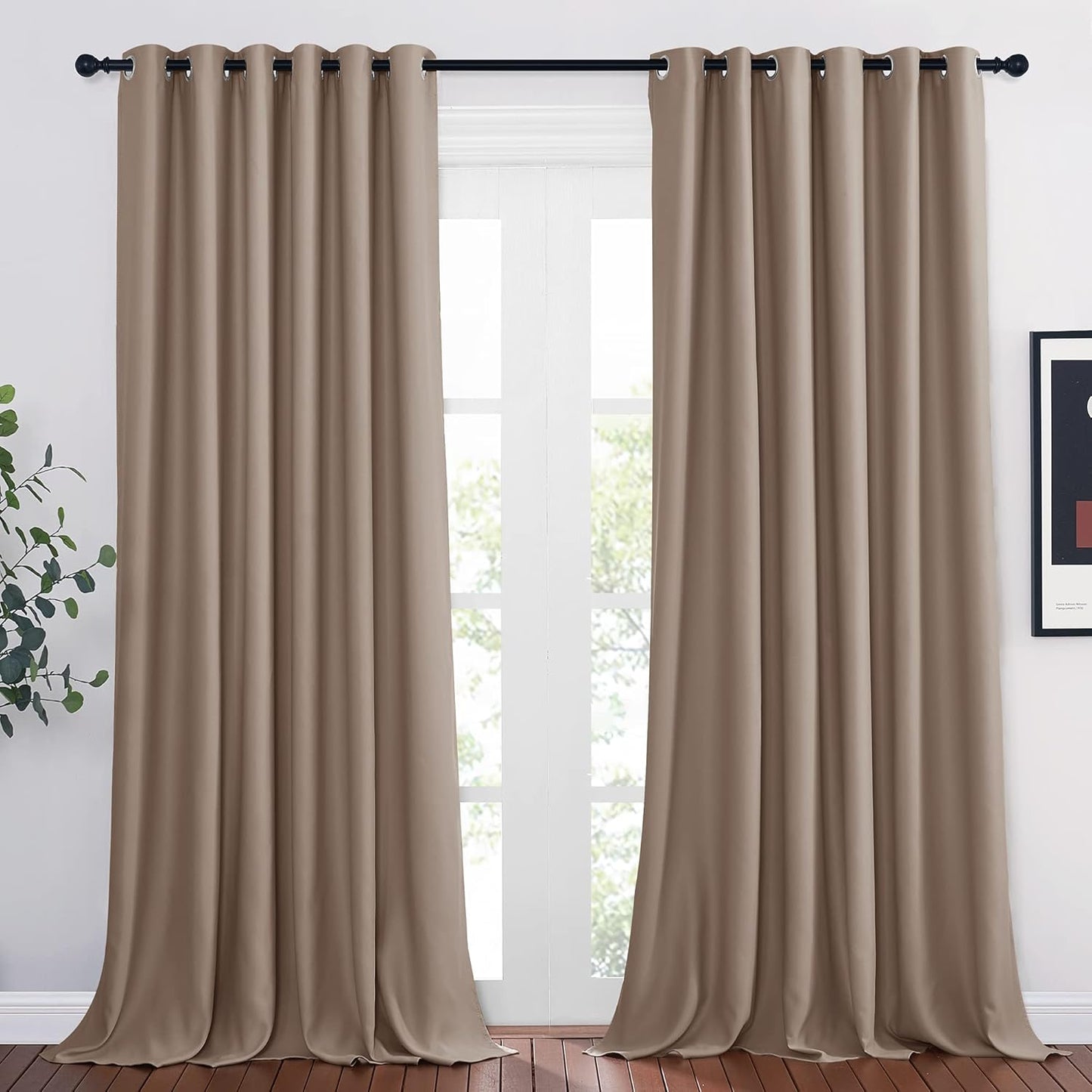 NICETOWN Room Darkening Curtain Panels for Elegant Home Decor