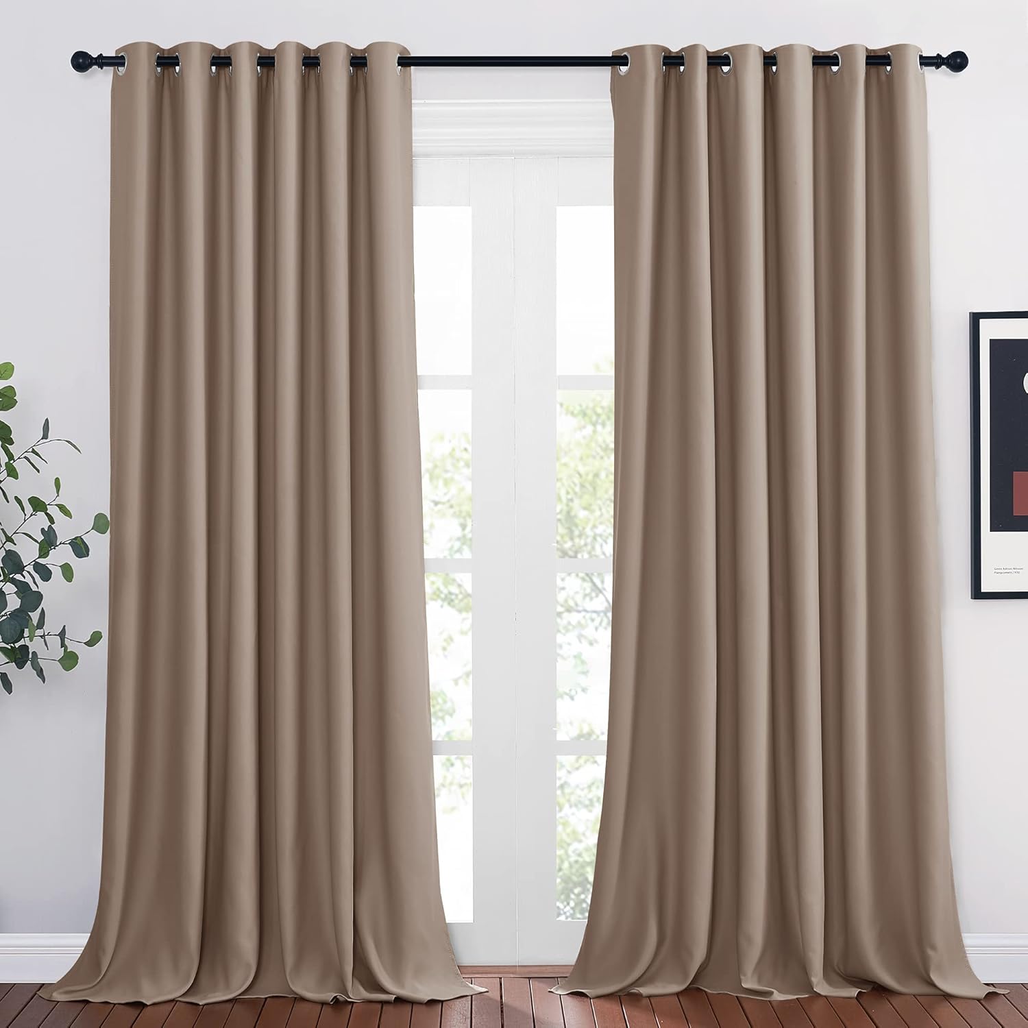 NICETOWN Room Darkening Curtain Panels for Elegant Home Decor