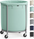 SONGMICS 50.2-Gallon Rolling Laundry Basket with Wheels - Large