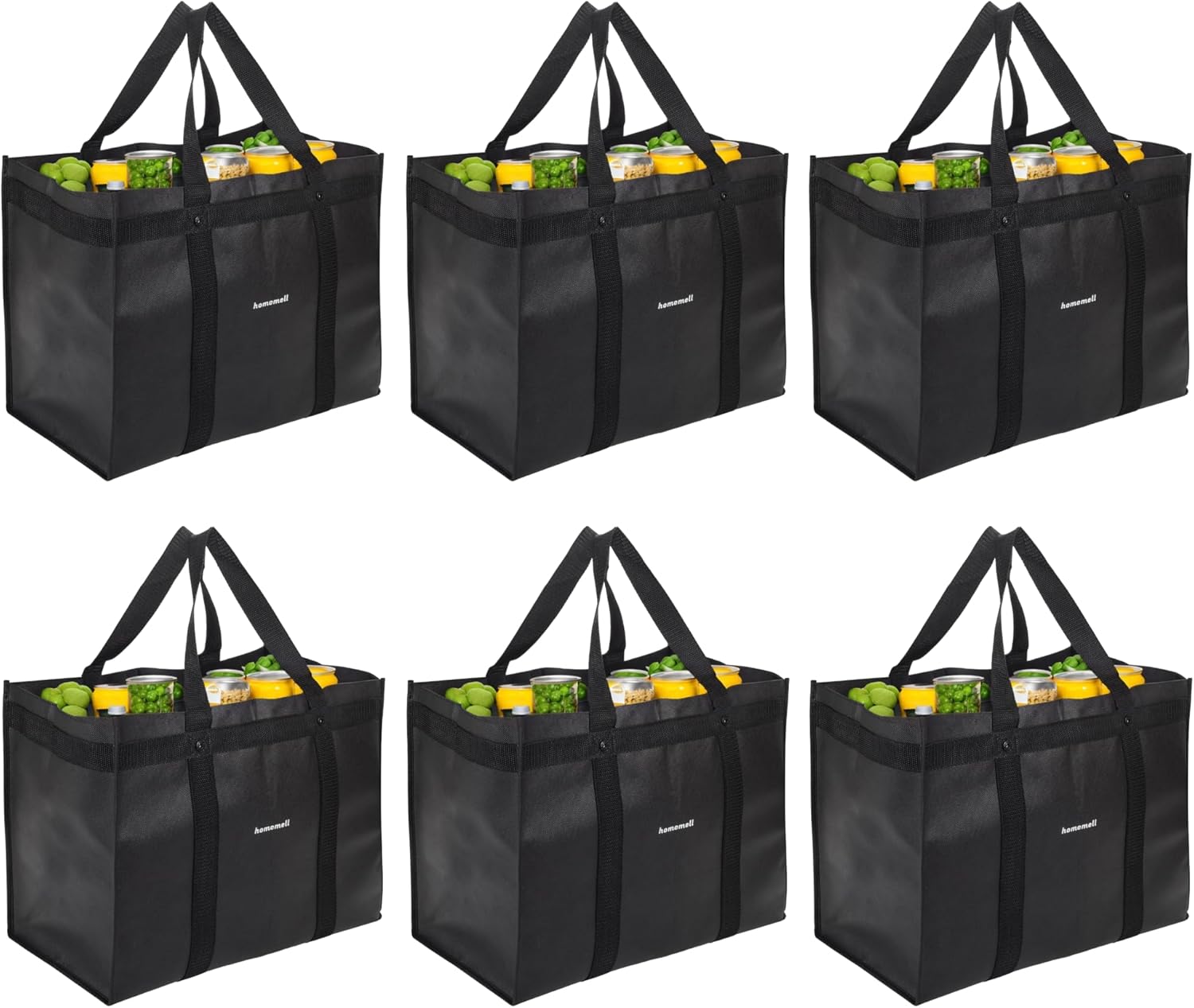 Homemell Heavy Duty Reusable Grocery Bags for All Your Needs