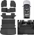 Floor Mats & Trunk Mat for 2015-2019 Ford Explorer - All-Weather TPE